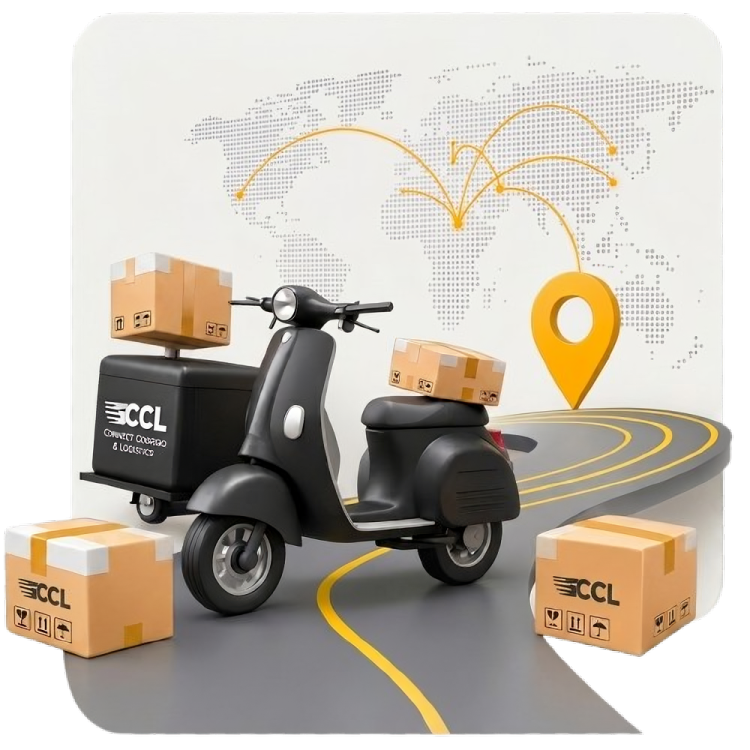 CCL2 courier scooter — fast delivery across Pakistan